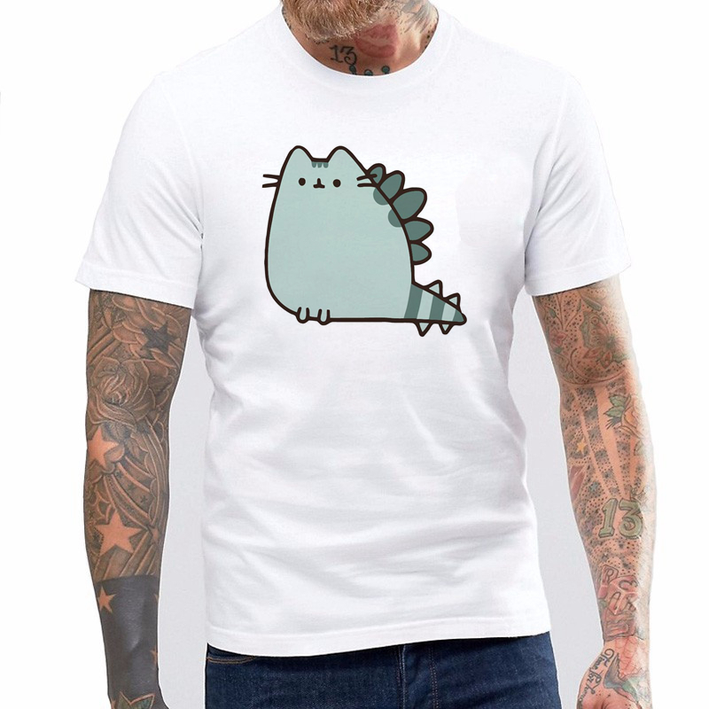 blue dinosaur pusheen