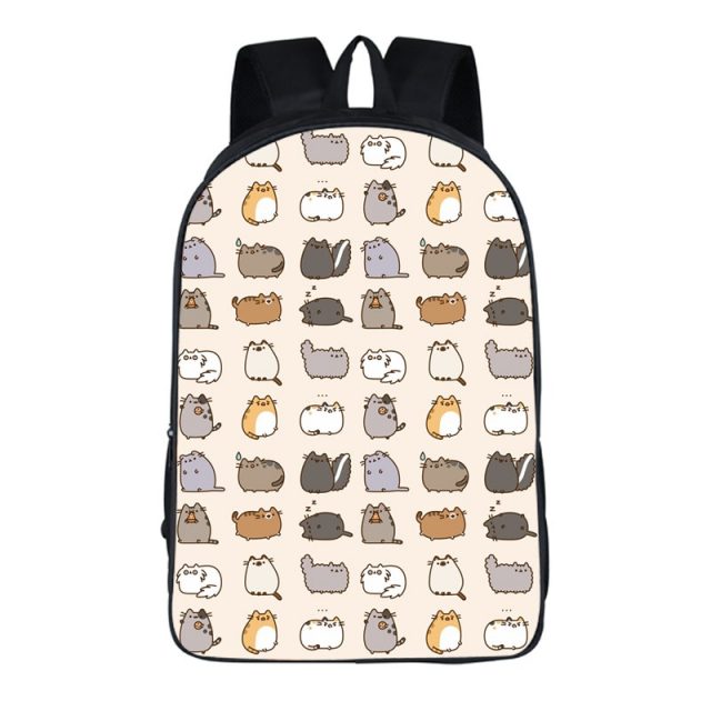 cat print backpack